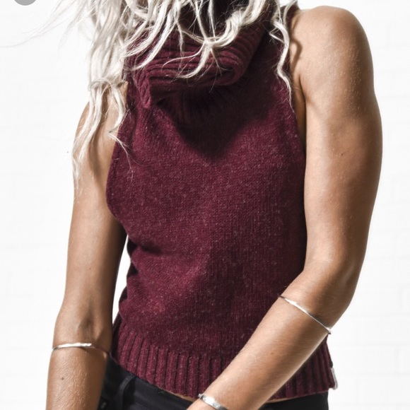 One Teaspoon Parisienne Night Roll Neck Top - Picture 4 of 5